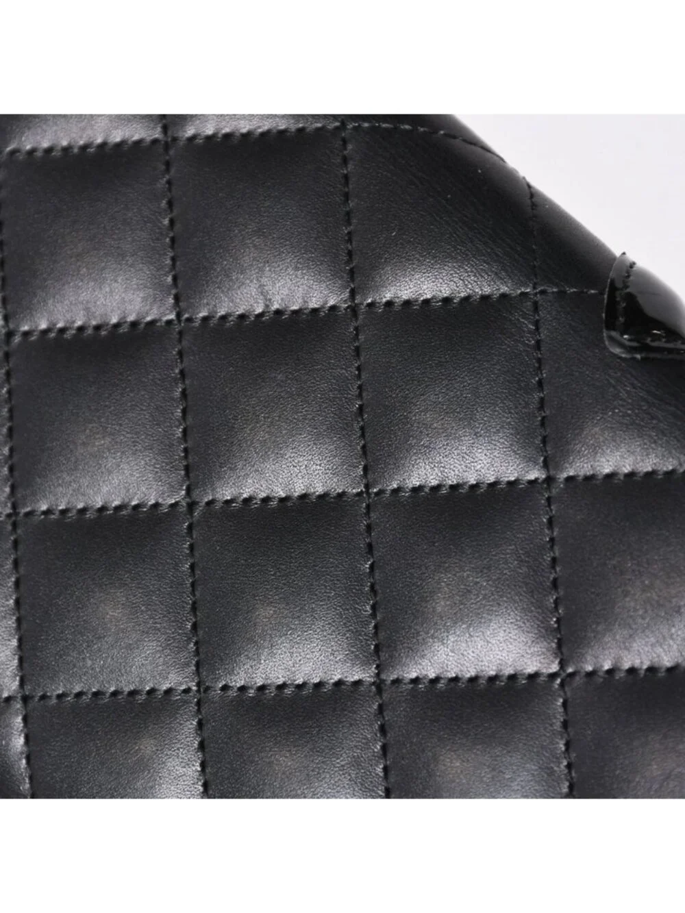 Chanel Cambon Line Wallet CC Logo Patch Calfskin Black Pink Silver